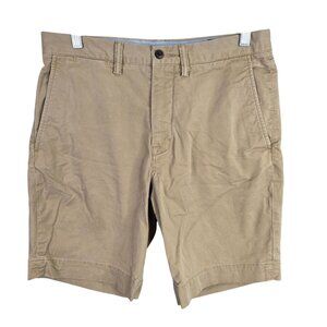 Mens Polo Ralph Lauren Brown Shorts Stretch Classic Fit Cotton 9" Inseam 32